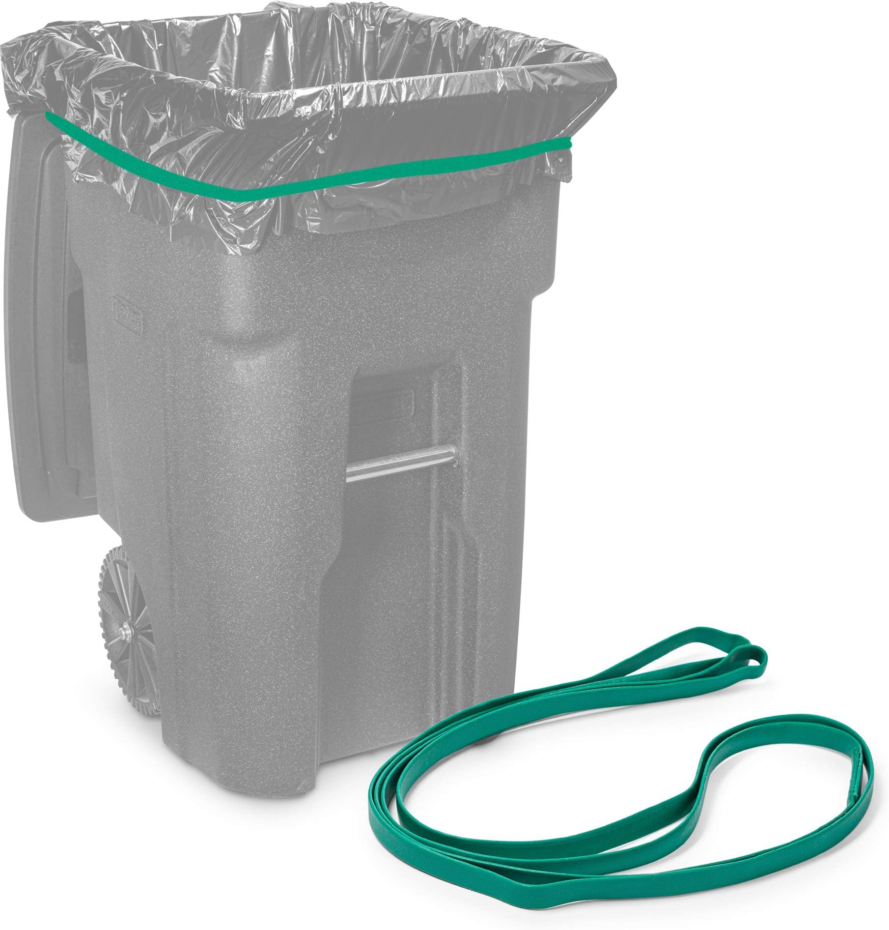 Trash can rubber bands Big Blue Band 17" fits up to 56