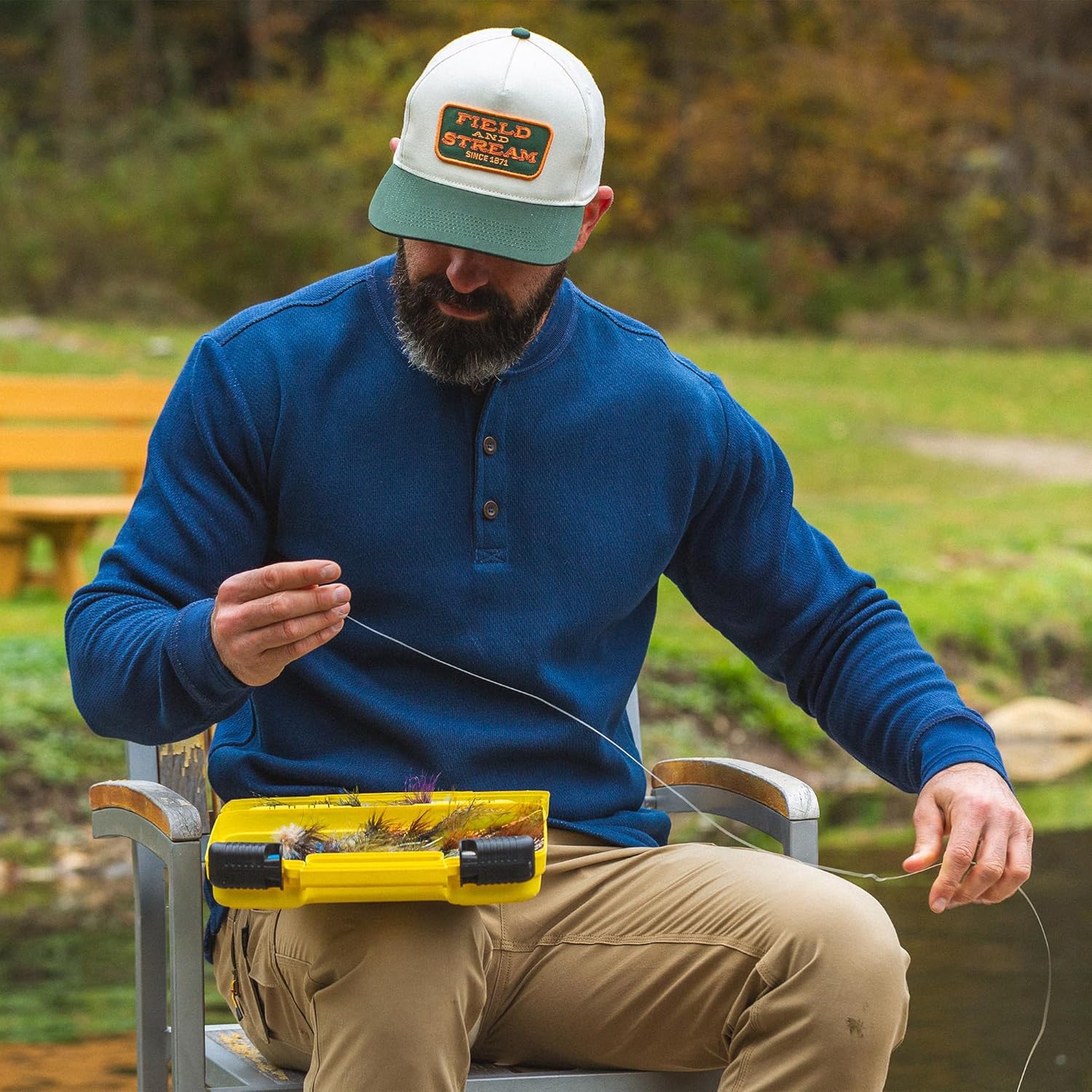 Field & Stream Mens Double Reed Henley - Image 6