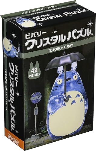 Beverly Rompecabezas de cristal de 42 piezas Totoro Gris