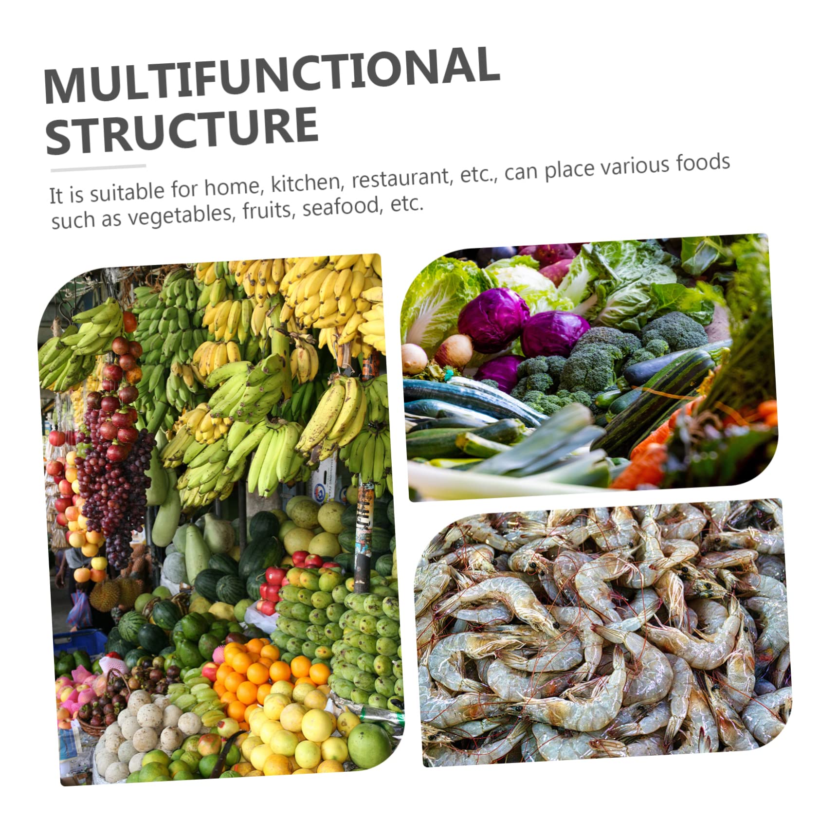 LIFKOME 1set Scatole Per Frutta e Verdura Con Drenaggio Contenitori Per Frigo Con Chiusura Ermetica Per Conservazione Materiale Sicuro e Vari Formati Per Uso Casalingo