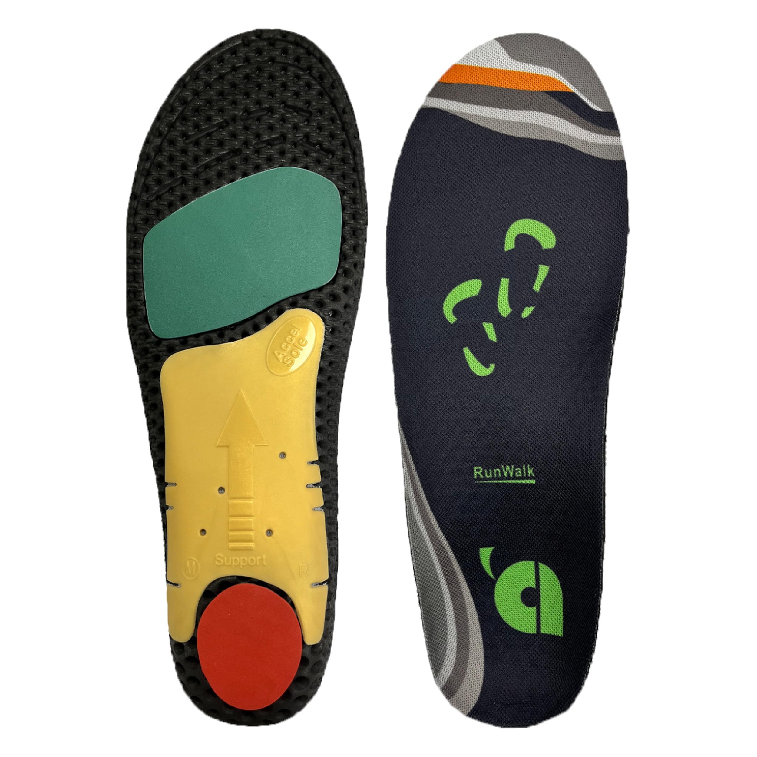 aSole RunWalk Einlegesohlen für Laufschuhe und Wanderschuhe