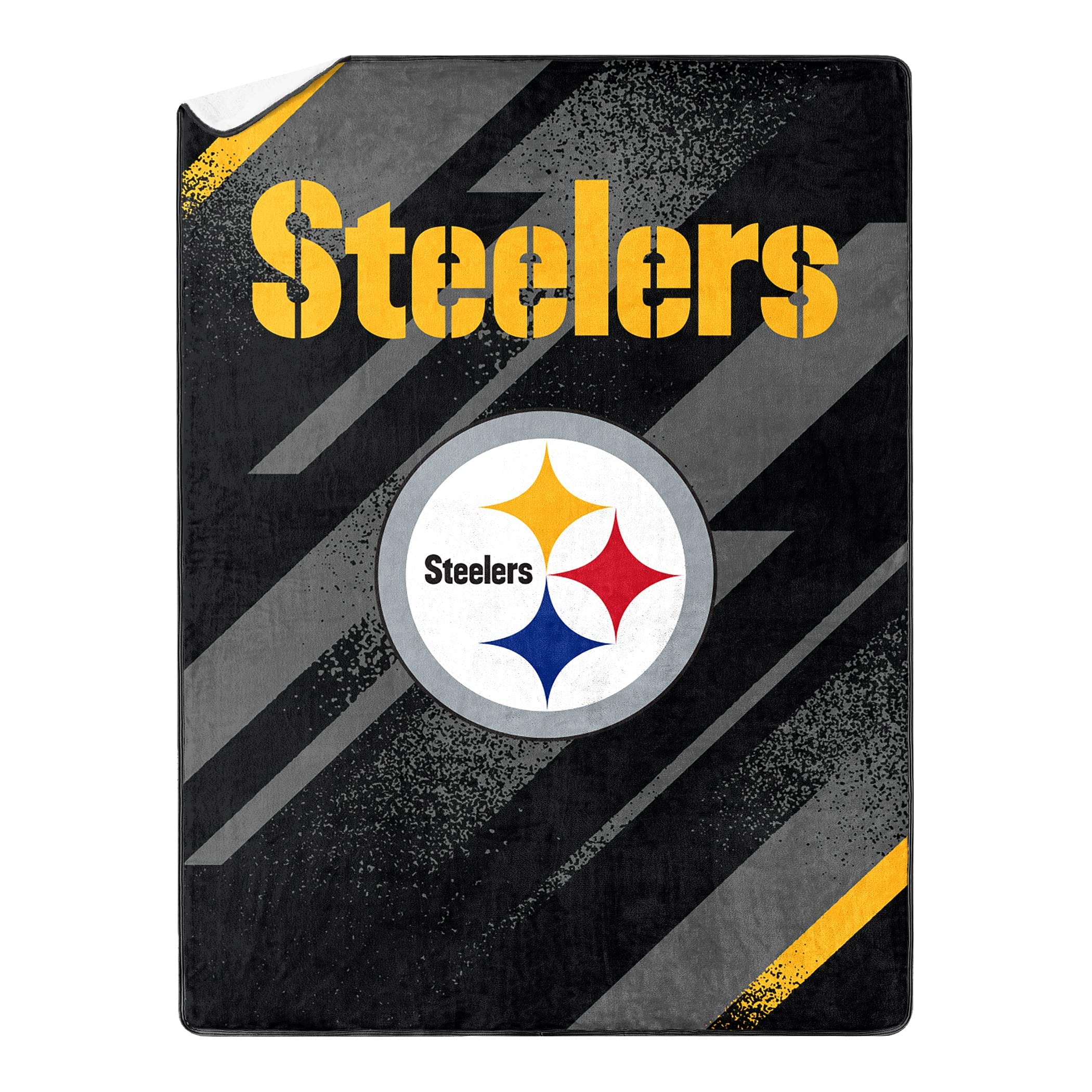 Amazon.com: Northwest NFL Silk Touch Sherpa Throw Blanket 60X80 ,  Pittsburgh Steelers : Sports u0026 Outdoors