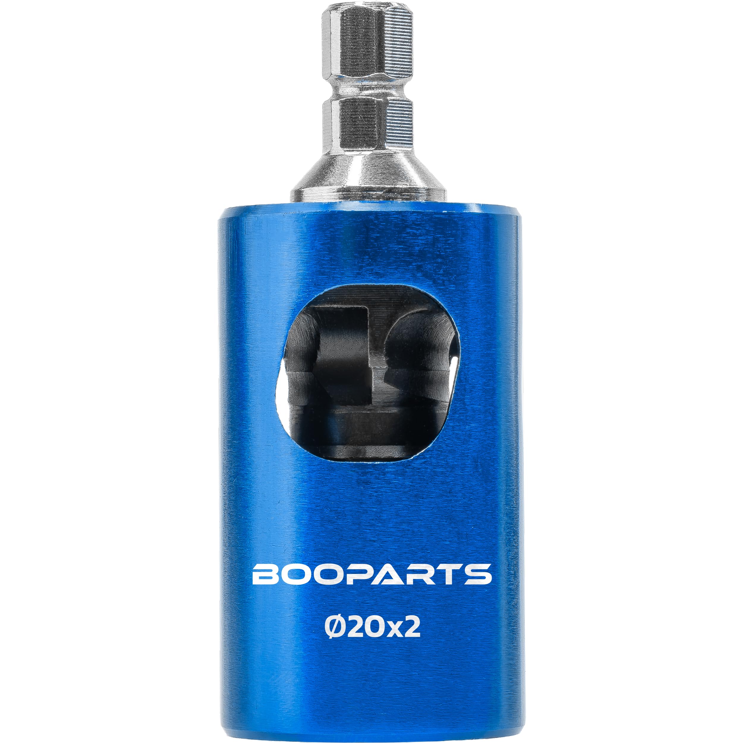 Cabezal Calibrador y Desbarbador Multicapa Ø20 mm | Escariador para Tubo PEX, PER y Multicapa | Compatible Kit Pro y Taladro