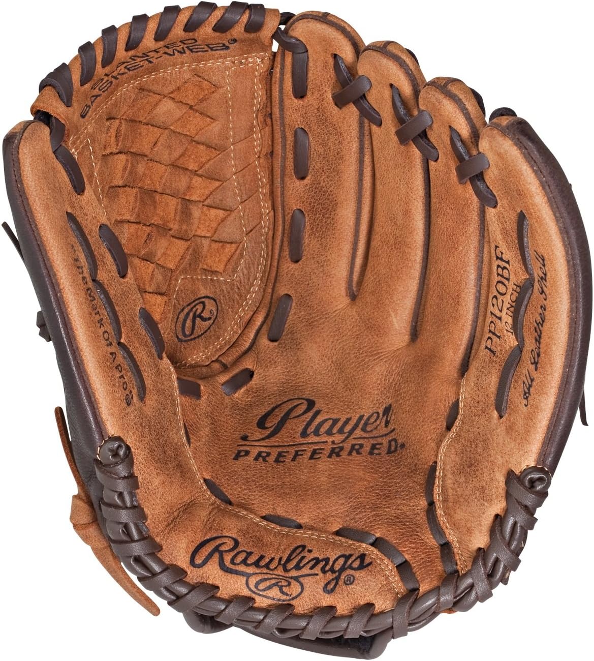 Rawlings Player Preferred 12inch Baseball/Softball Pattern Glove (PP120BF