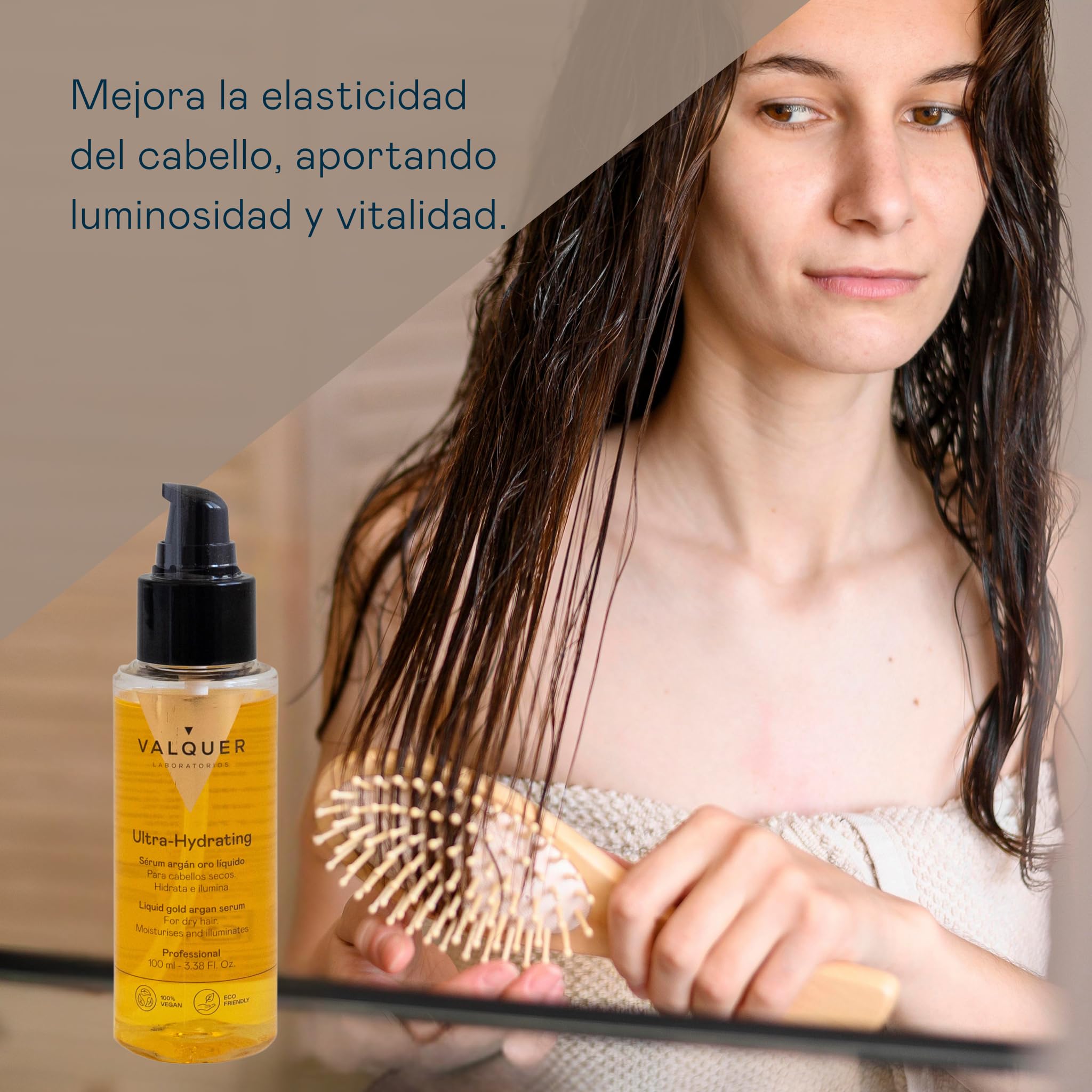 VALQUER Sérum Capilar Aceite de Argán y Zanahoria 100 ml Vegano