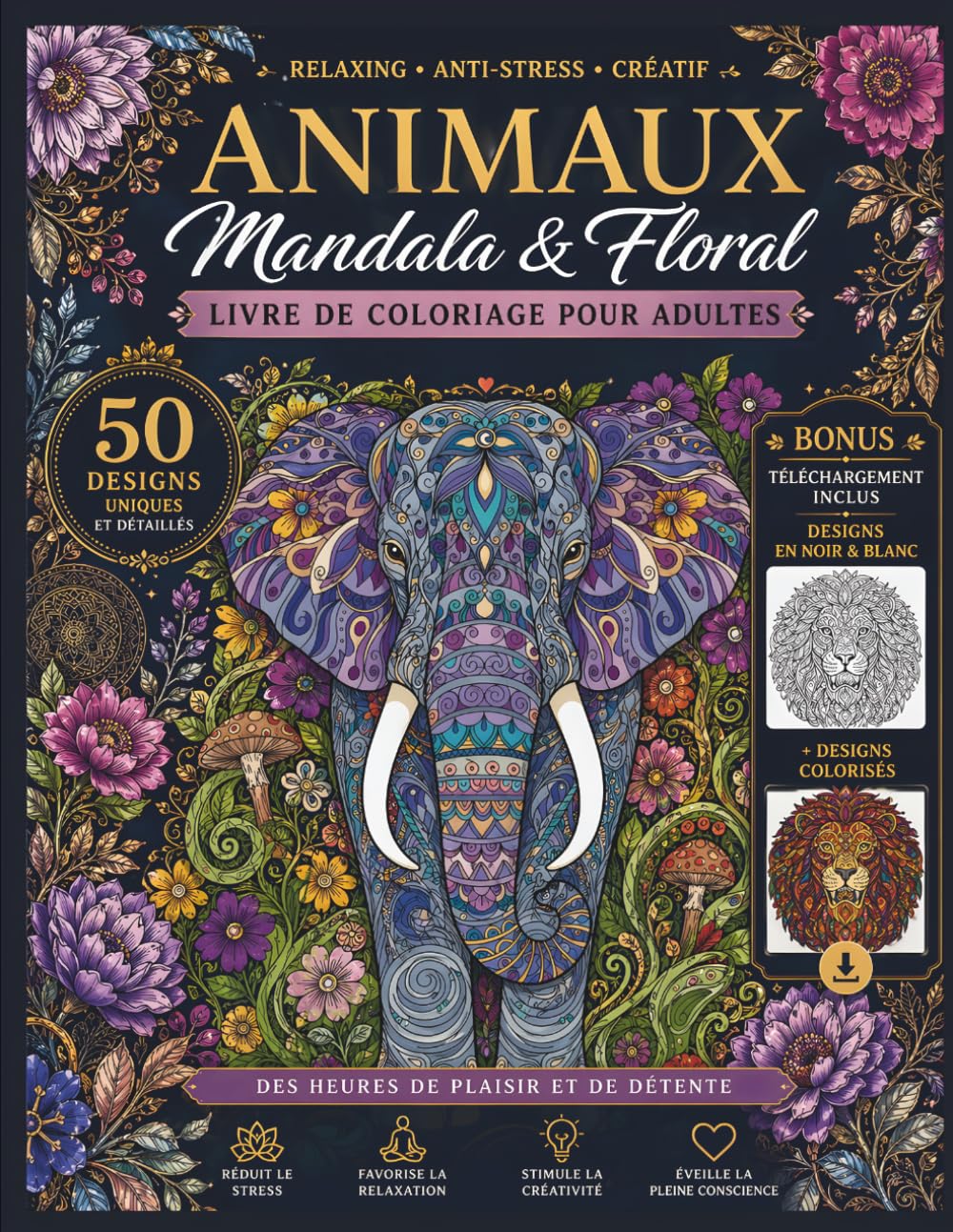 Instants de Calme: Livre de coloriage pour adultes