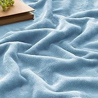 Vista 157 de BEDELITE Fleece Blanket White Throw Blanket for Couch & Bed, Luxury Plush Cozy Fuzzy Blanket 50" x 60", Super Soft Warm Lightweight Throw Blanket