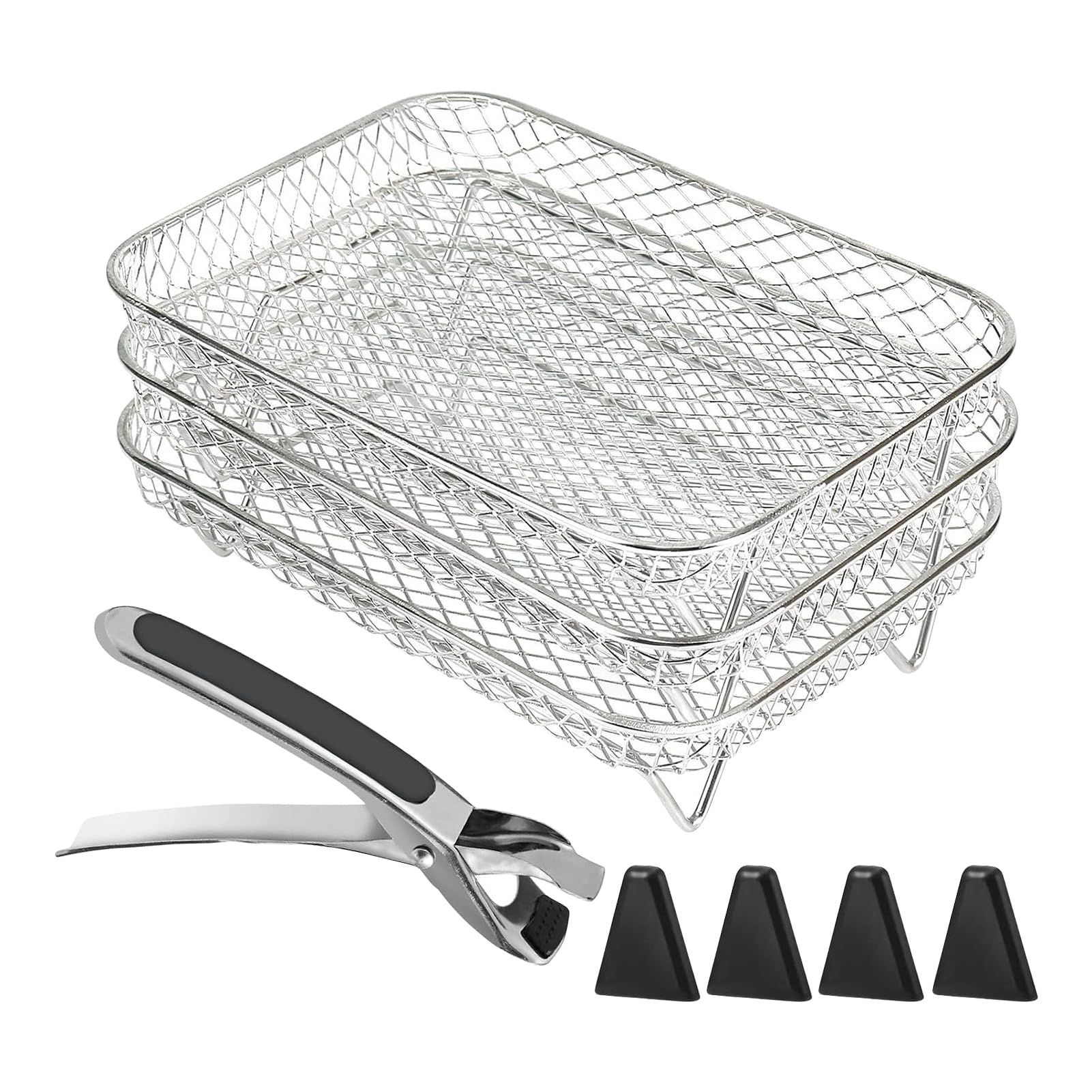 Rack air fryer de cuisine et pique-nique pour de savoureuses grillades en plein air