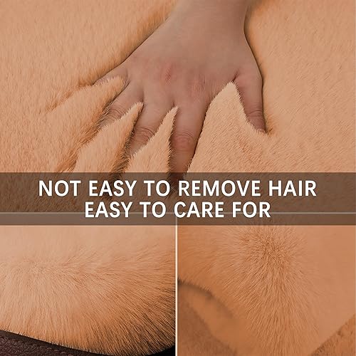 Miniatura 3 de 2 cojines esponjosos para asiento de automóvil, almohadilla cálida de invierno para asiento de automóvil con fundas antideslizantes para asiento