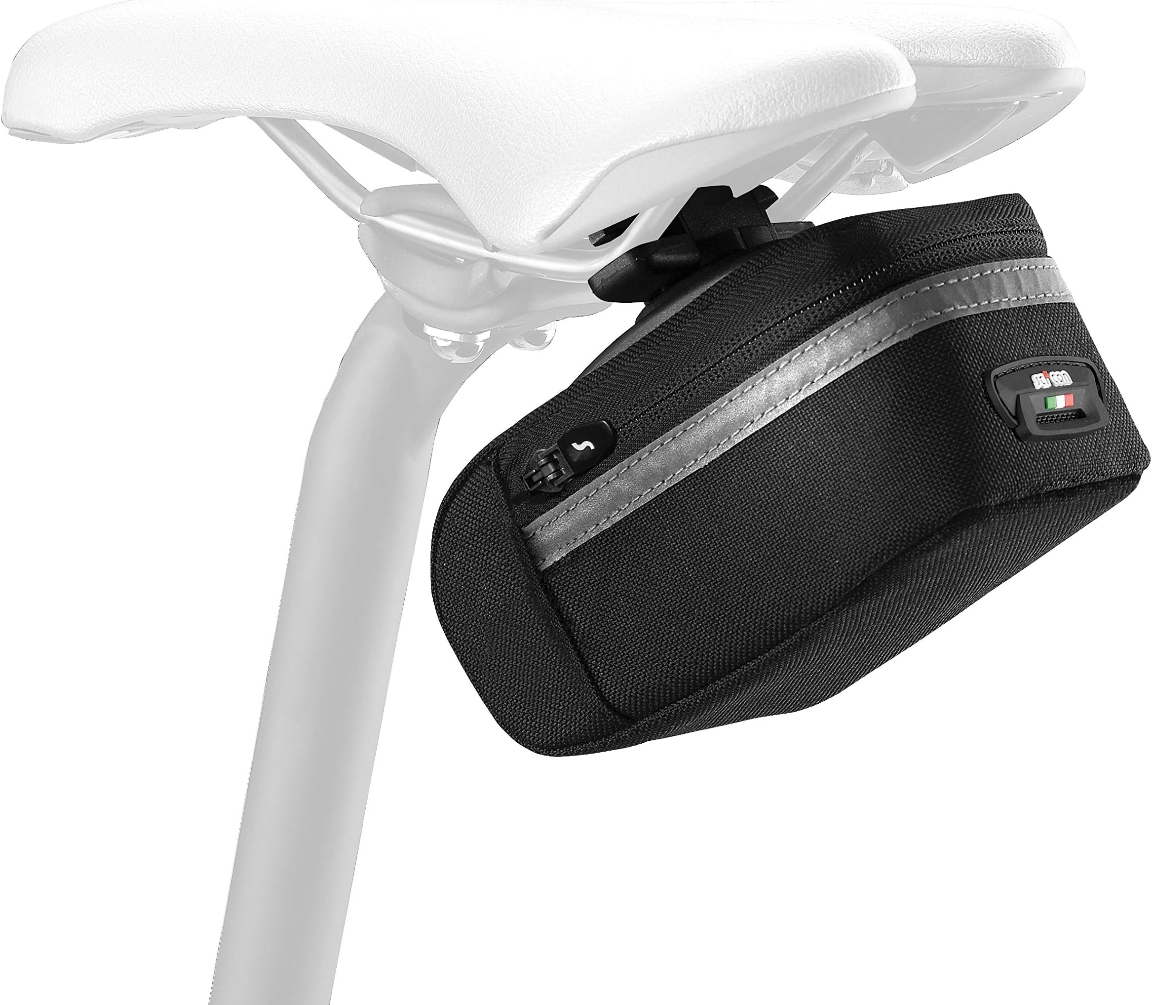 Sci Con Pin Roller 695 Saddle Bag, Black Cordura