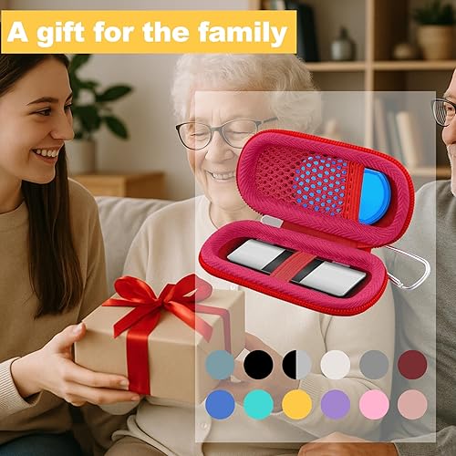 Vista 27 de Khanka Funda rígida de repuesto para AliveCor Kardia Mobile ECG/KardiaMobile 6L EKG (oro rosa)