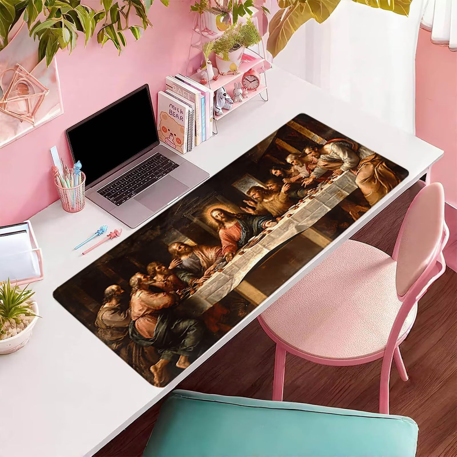 Męska podkładka pod mysz do gier, podkładka pod mysz XXL 1600x800x3mm, mata na biurko ze zszytymi krawędziami, podkładka pod mysz poprawia dokładność i szybkość, akcesoria biurowe i akcesoria do gier