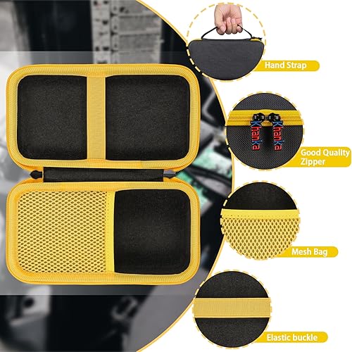 Miniatura 5 de khanka Estuche de viaje rígido de repuesto para DeWalt DXAELJ16 1600 Peak Amp Jump Starter Battery Booster con estación de alimentación USB, solo