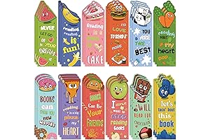 36-Piece Valentines Day Bookmarks for Kids