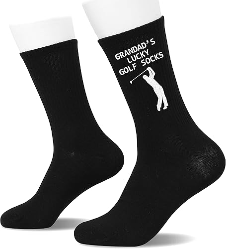Miniatura 4 de FujLoy Calcetines de golf de la suerte del abuelo, calcetines de abuelo, regalo de papá, calcetines de golf de la suerte del abuelo, para el regalo