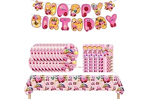 Deluxe Kirby Star Birthday Party Decorations 41pcs