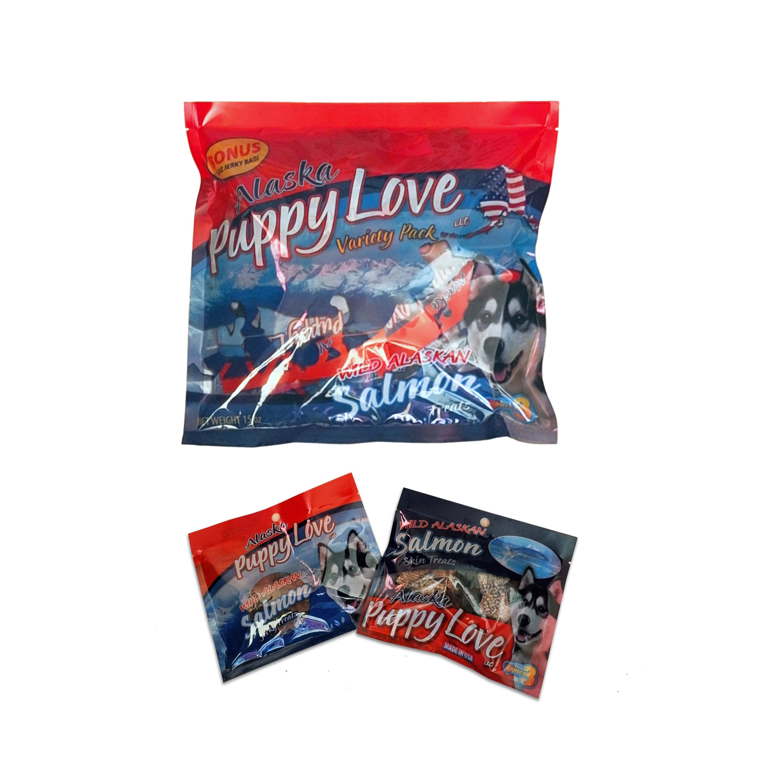 Wild Alaskan Salmon 15oz Variety Pack
