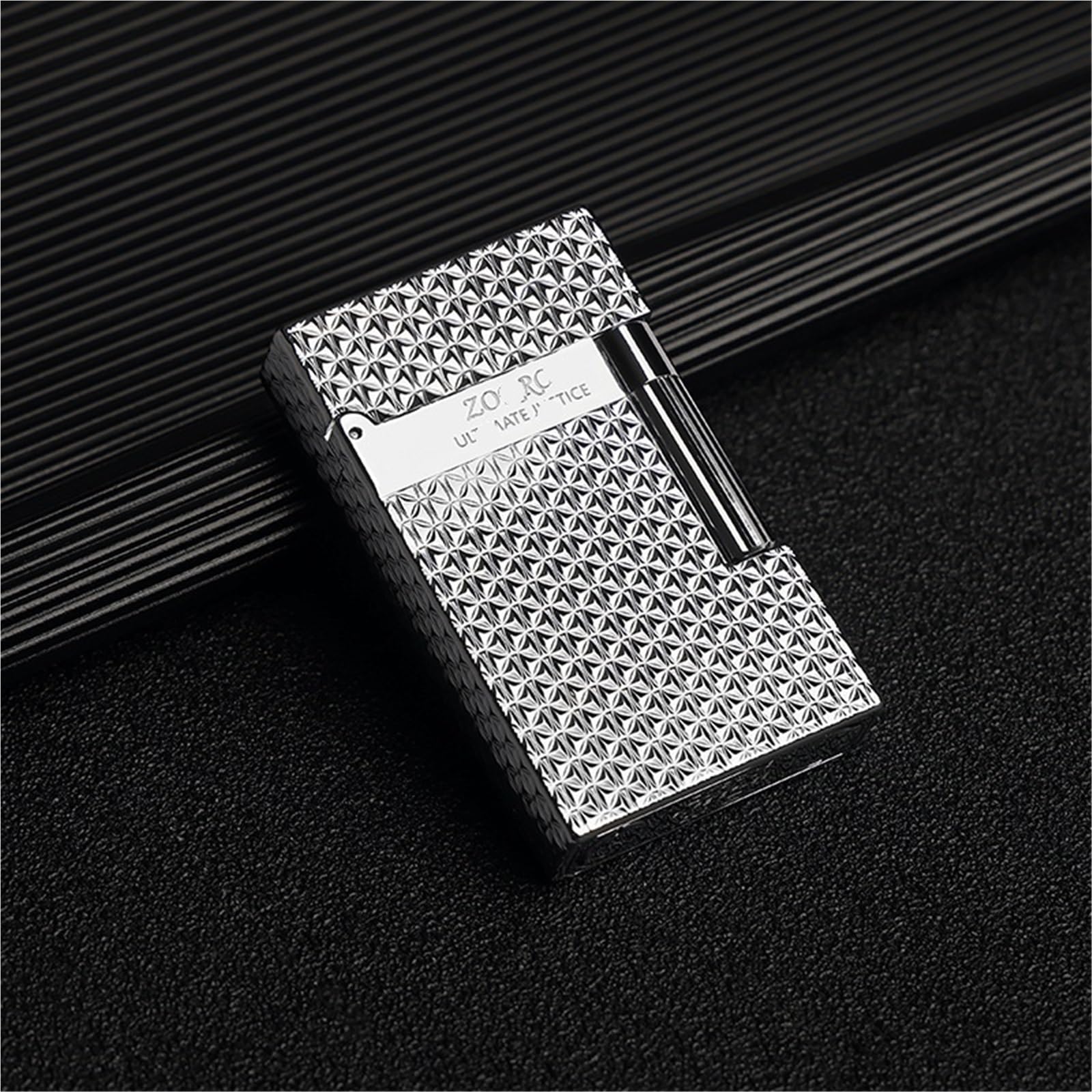 Encendedor clásico de queroseno recargable en cobre retro con diseño resistente al viento