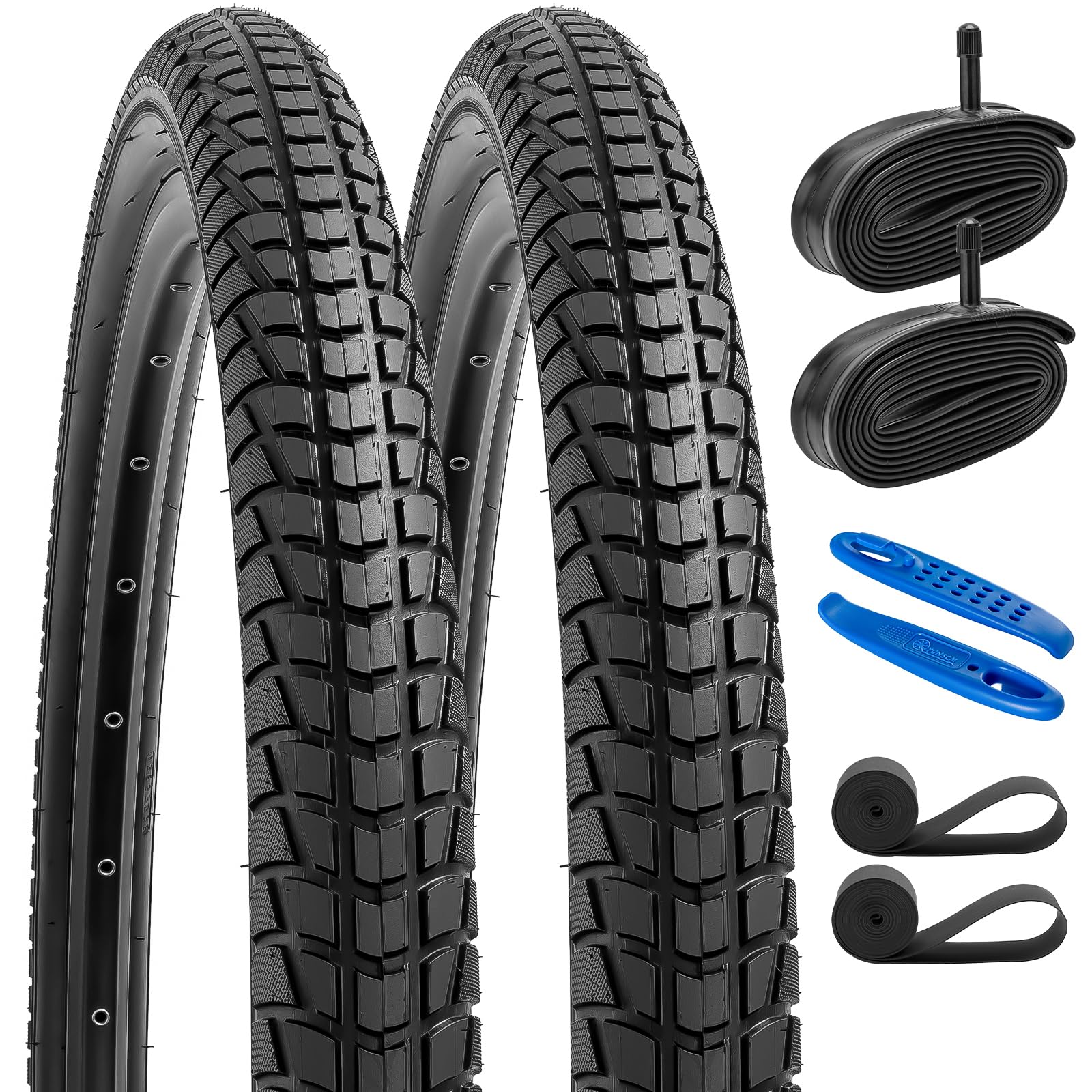 YunSCM 2本セット,29 1.95 タイヤ,29 1.95 50-622 自転車タイヤ + チューブ 米式バルブ32mm+リムテープ＋タイヤレバ,適用 29インチ 1.95 Amazon | YunSCM 2本セット,29 1.95 タイヤ,29 1.95 50-622 自転車