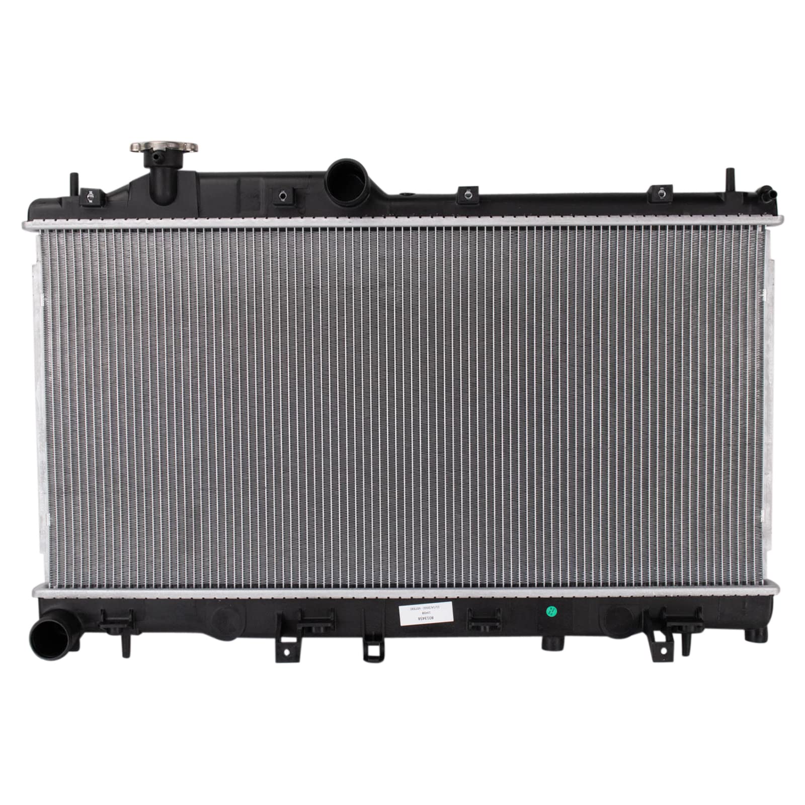 TRQ Radiator Aluminum Core 1 Row Compatible with 2015-2020 Subaru WRX STI 2.5L Turbo AWD