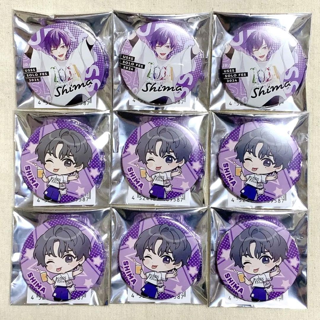 Amazon.co.jp: 浦島坂田船 志麻 ソロフェス 缶バッジ セット ホビー 