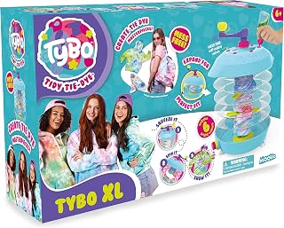 Tybo Tidy XL, Arts and Crafts, Large Tie-Dye Kit, Easy to Use Kit, Creative Fun, Ultimate Mess Free Fun for Boys and Girls Age 6+