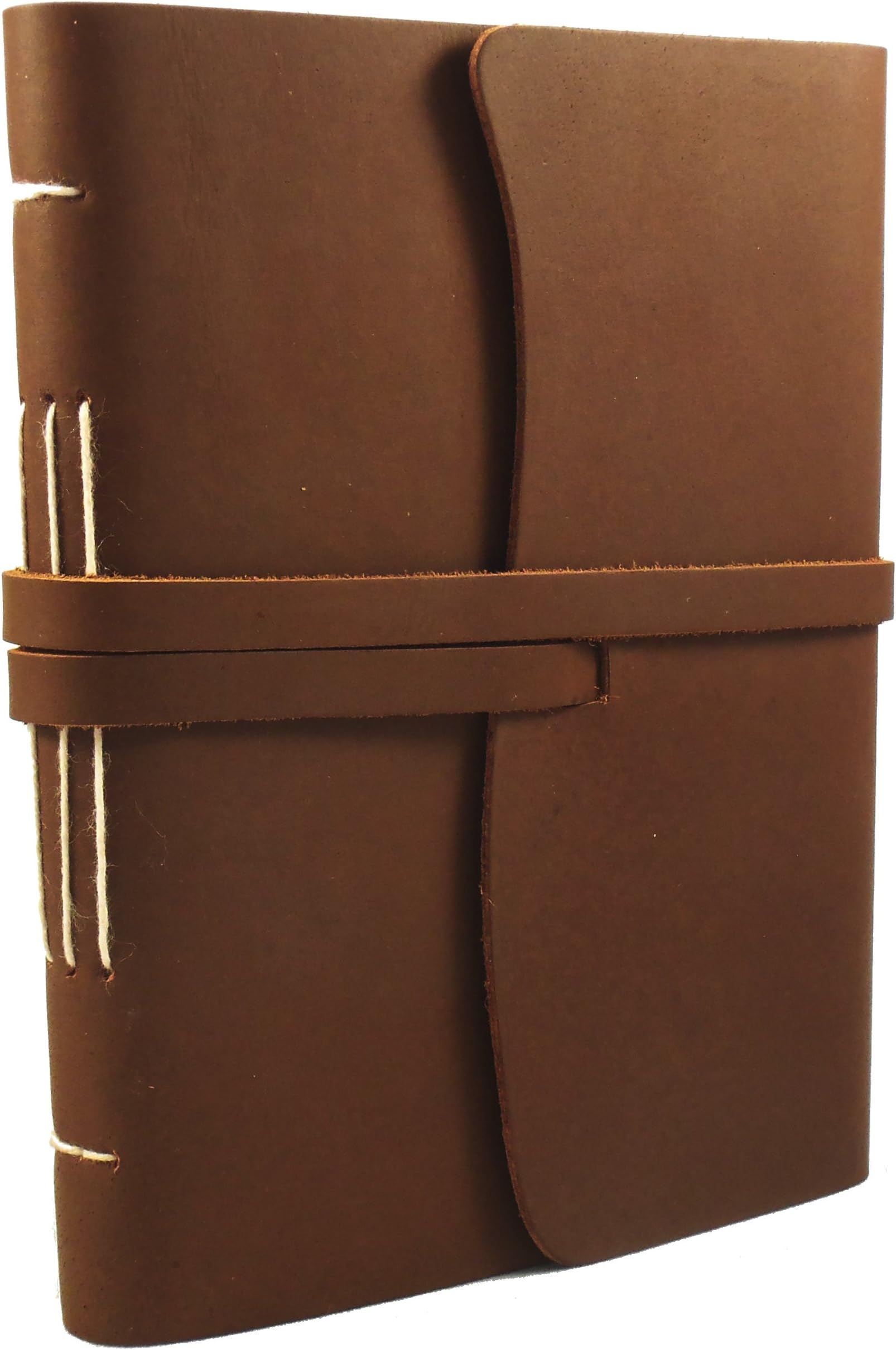 Rustic Ridge Classic Genuine Leather Journal - Handmade Leather Diary/Notebook/Sketchbook