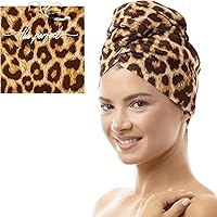 Vista 9 de Envoltorio de toalla de microfibra para el cabello para mujeres - Regalo y viaje - Suave como la seda - Cabello rizado, ondulado, liso para chicas
