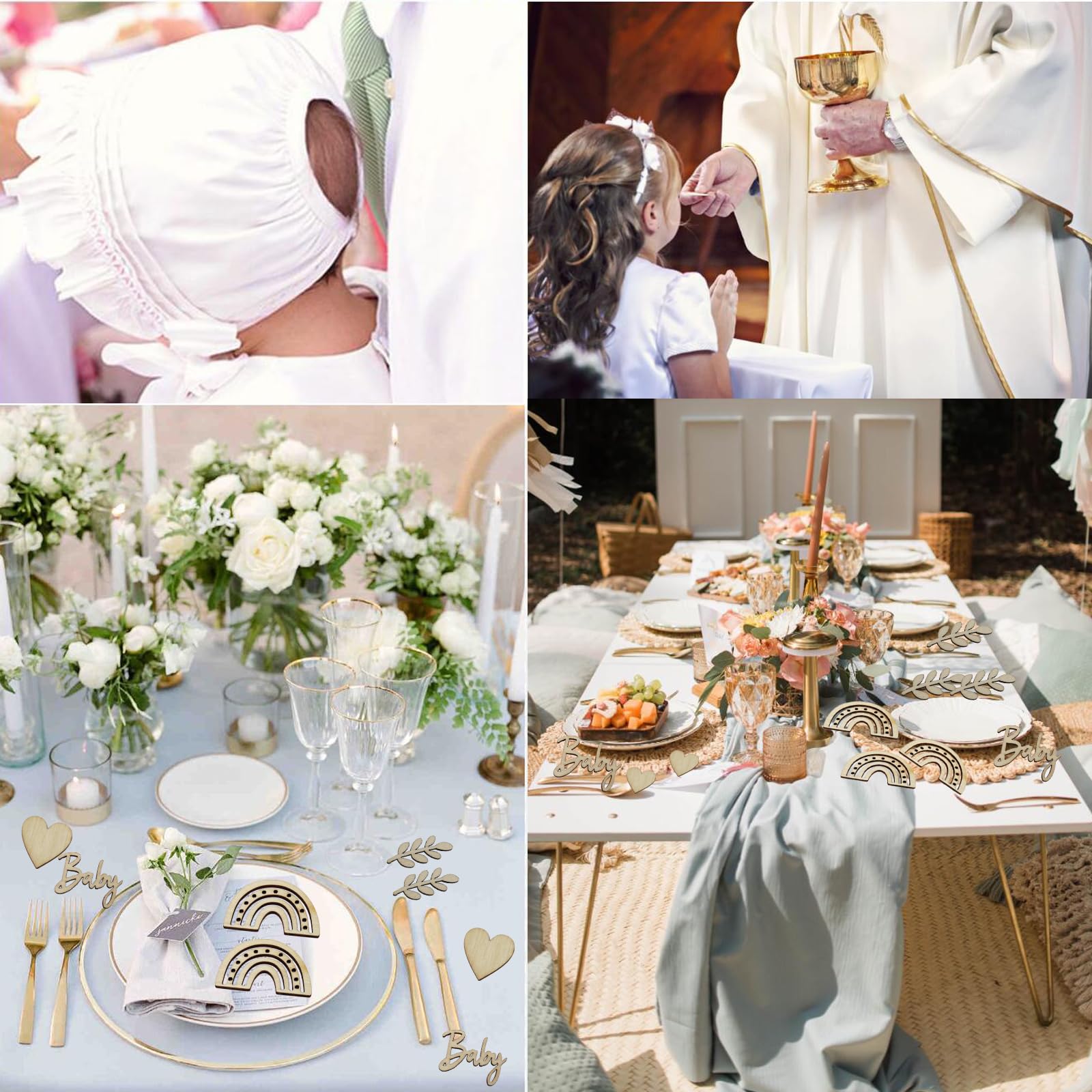 6 Stück Baby Shower Deko – Honeycomb Waben Tischdeko Für Gender Reveal, Taufe & Babyparty Junge & Mädchen