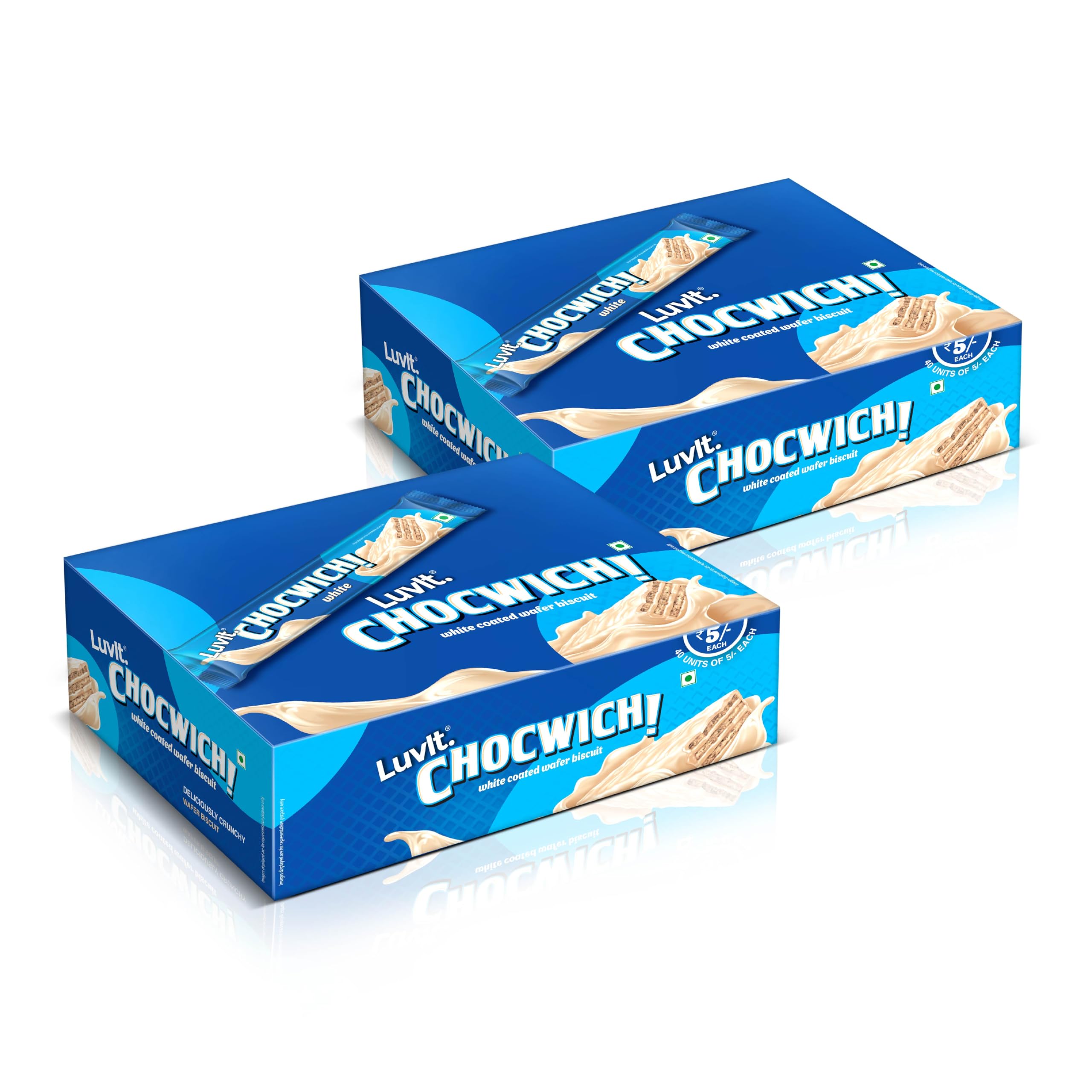 LuvIt. Chocwich White Wafer Chocolates | Crunchy & Delicious | Gift For Friends, Party, Birthday | Pack Of 2-360 Gram Each (B0CJVCFZRM) Amazon Price History, Amazon Price Tracker