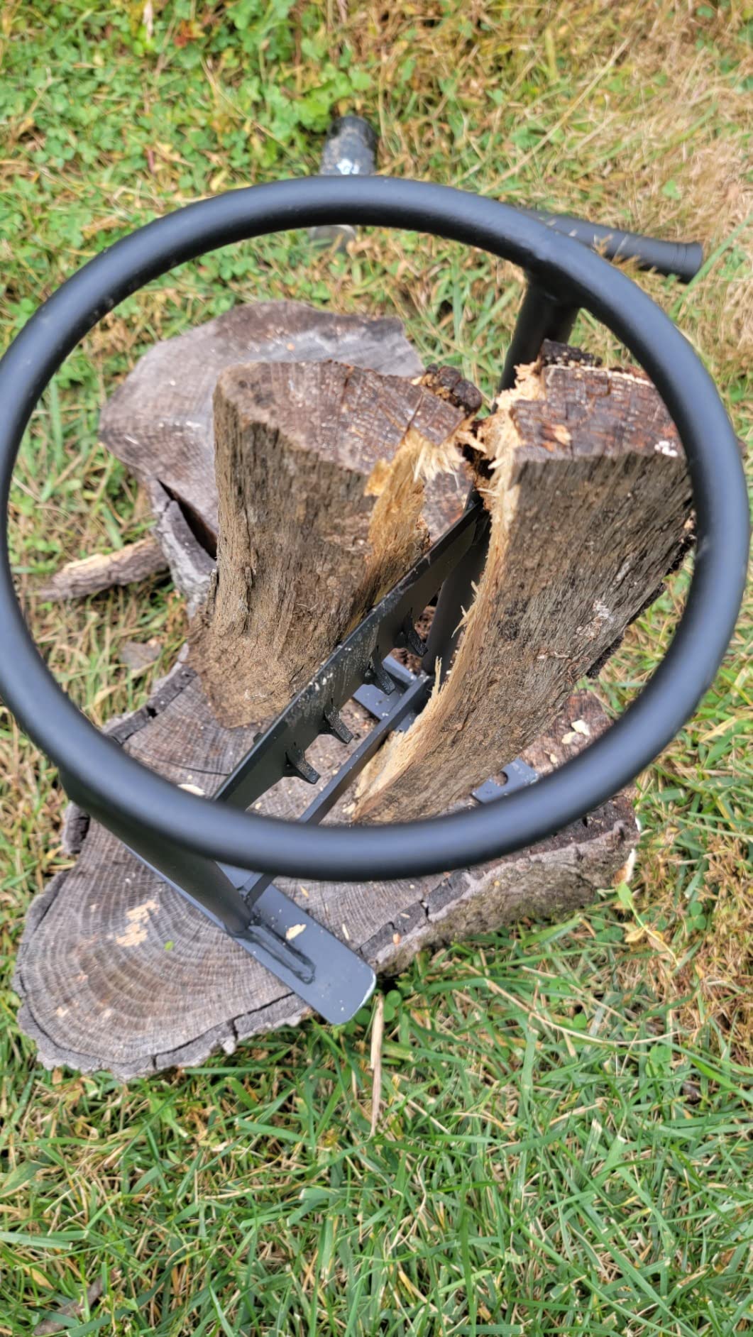 8/mo Finance SHARPAI Kindling Splitter for Wood, Large Cast Iron