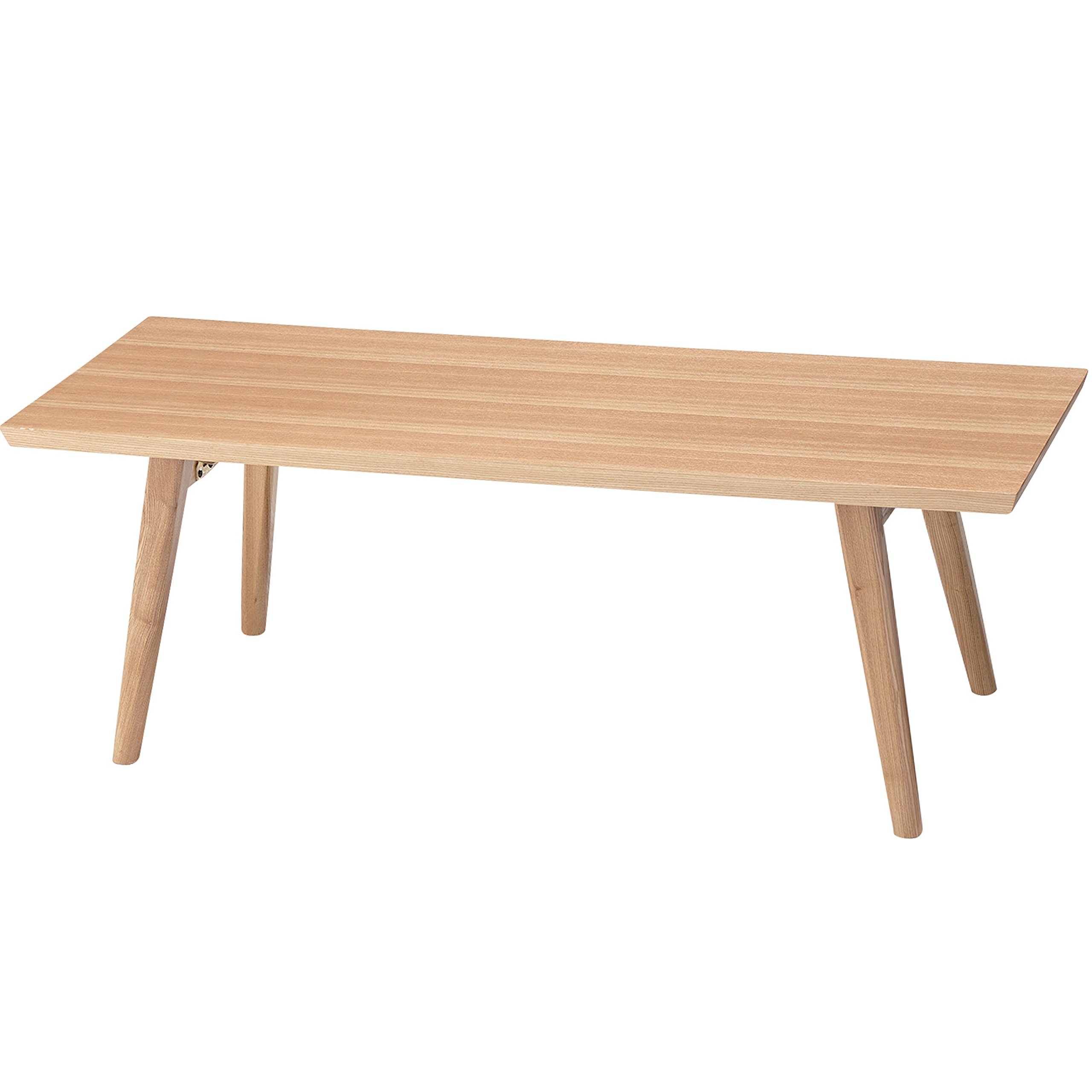 Azumaya Wooden Square Shape Folding Legs Coffee Center Table