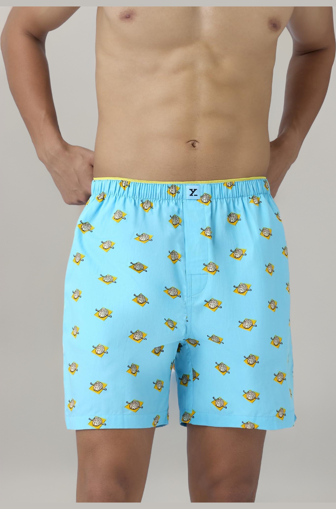 XYXX Ultra Breezy 100% Super Combed Cotton Printed Renew Boxer Shorts for Men