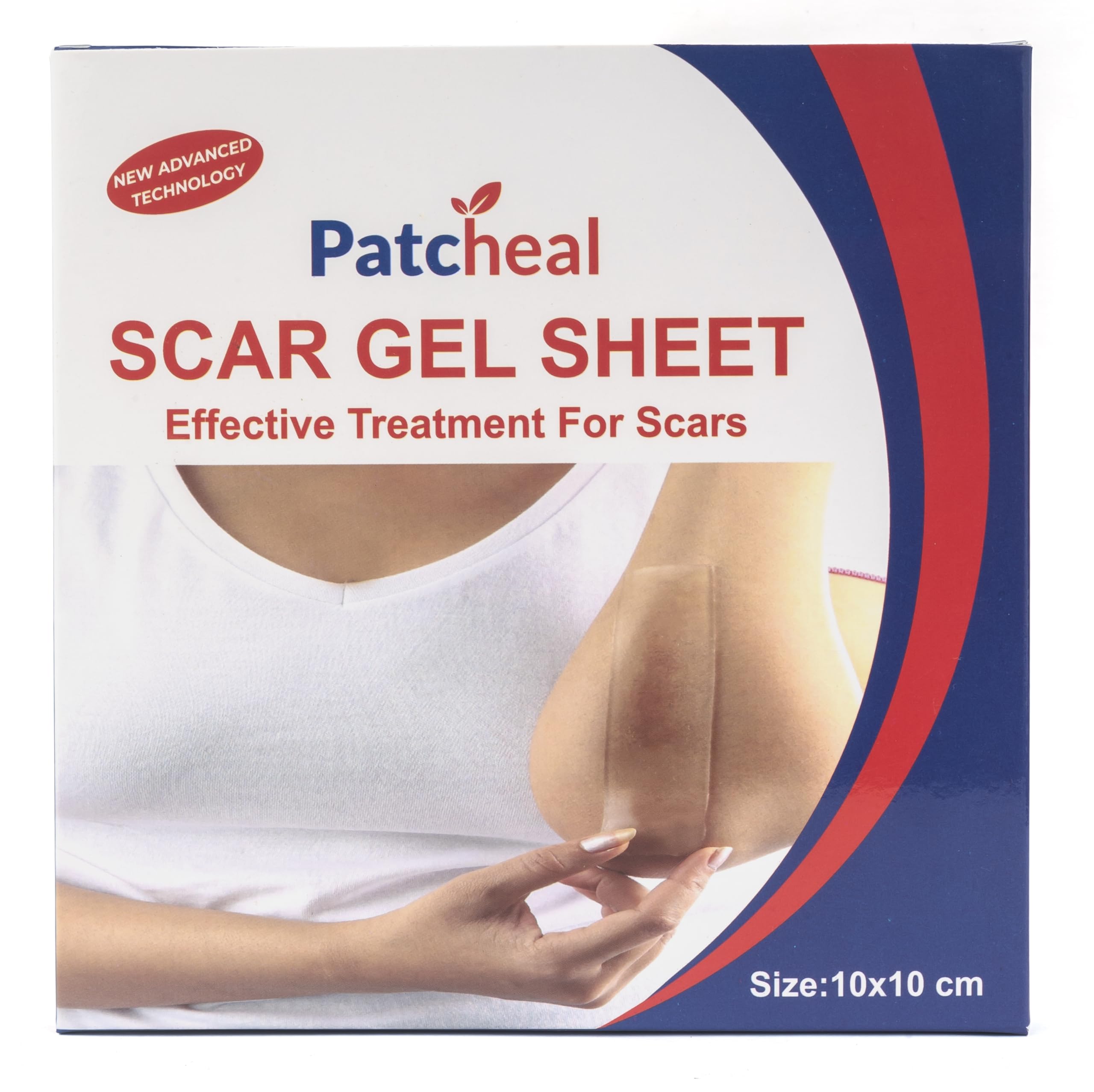 Patcheal® Reusable Silicone Adhesive Gel Sheet For Scars 10 x 10 cm (B0D9FBS6M9) Amazon Price History, Amazon Price Tracker