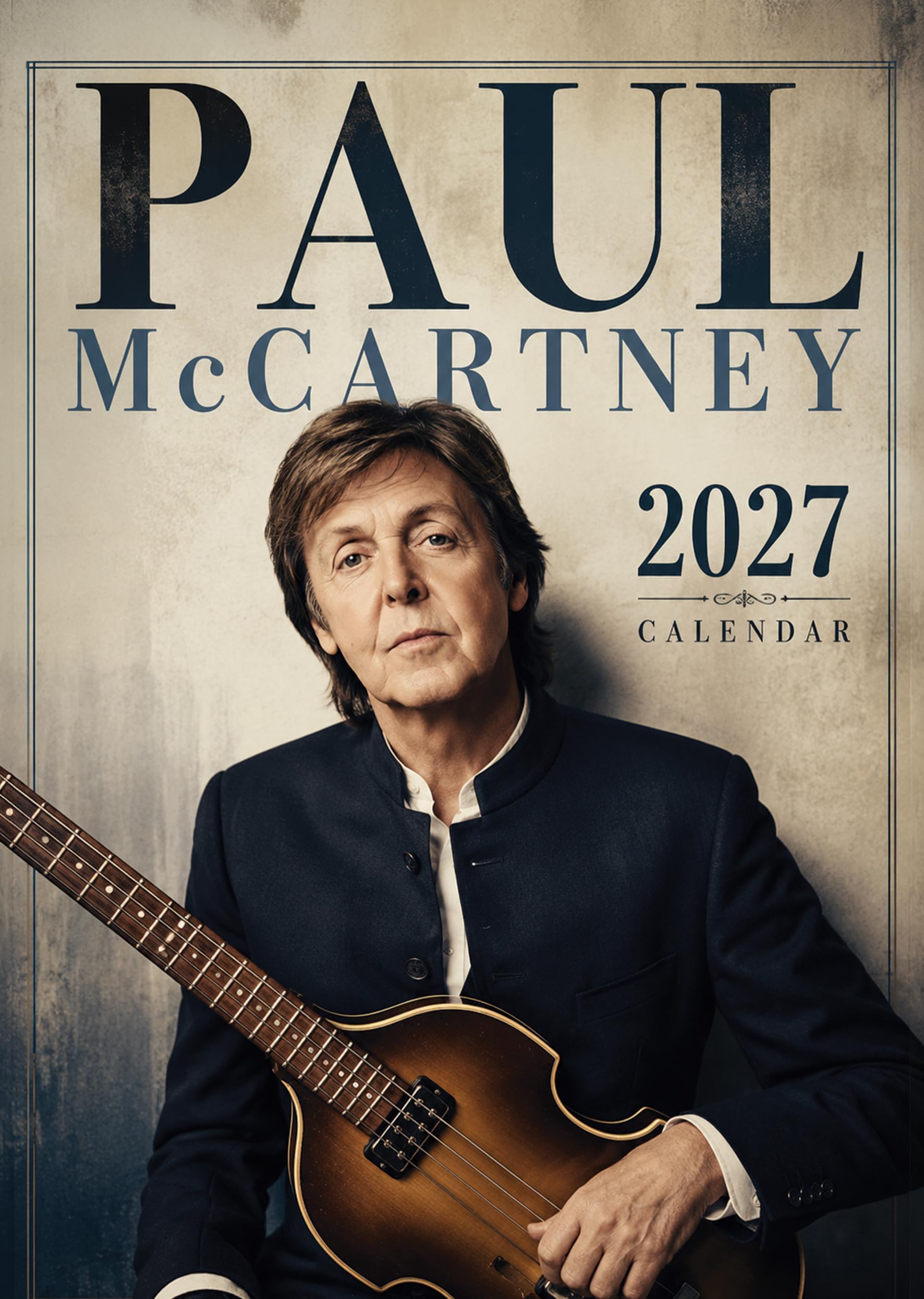 Paul McCartney 2027 Wall Calendar | A3 Size | Premium Quality | Ideal for Fans & Collectors