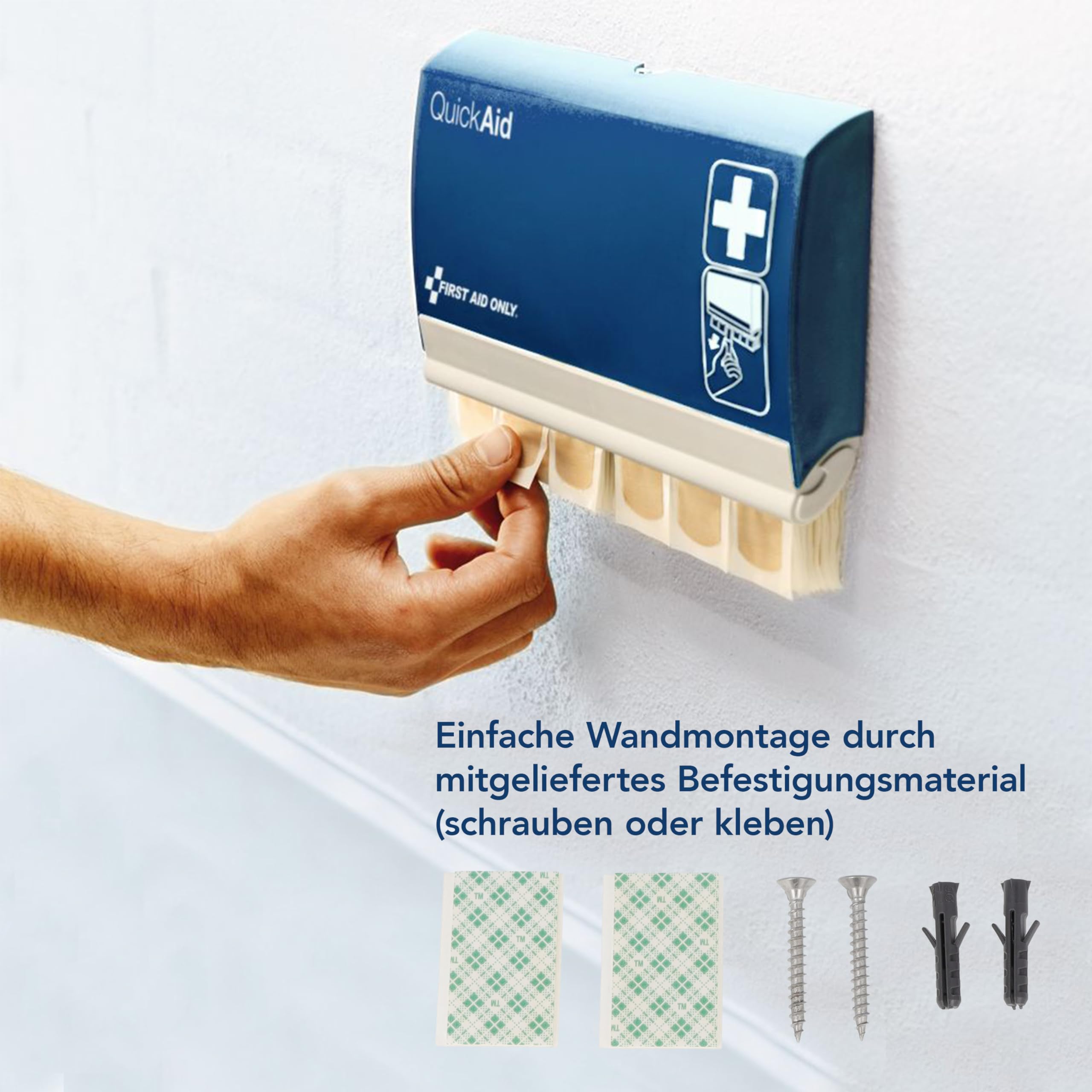 Quickfix Fabric Plaster Dispenser With 90 Plasters Cederroth
