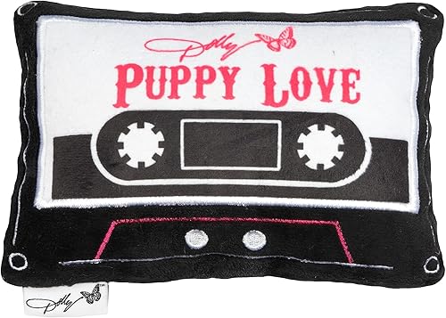 Doggy Parton Colección de juguetes de peluche para perros - Cinta de amor para cachorros