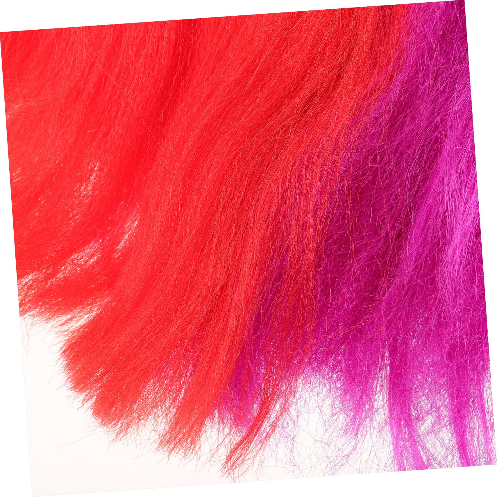 VALICLUD Perücke Halloween Bunt für Damen Herren Kostüm-party Karneval Cosplay Haaraccessoire Kopfbedeckung Mehrfarbiges Design Leicht Tragbar