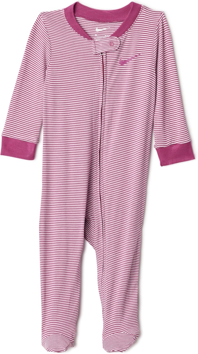 Nike Baby Essentials Striped Footed Coverall