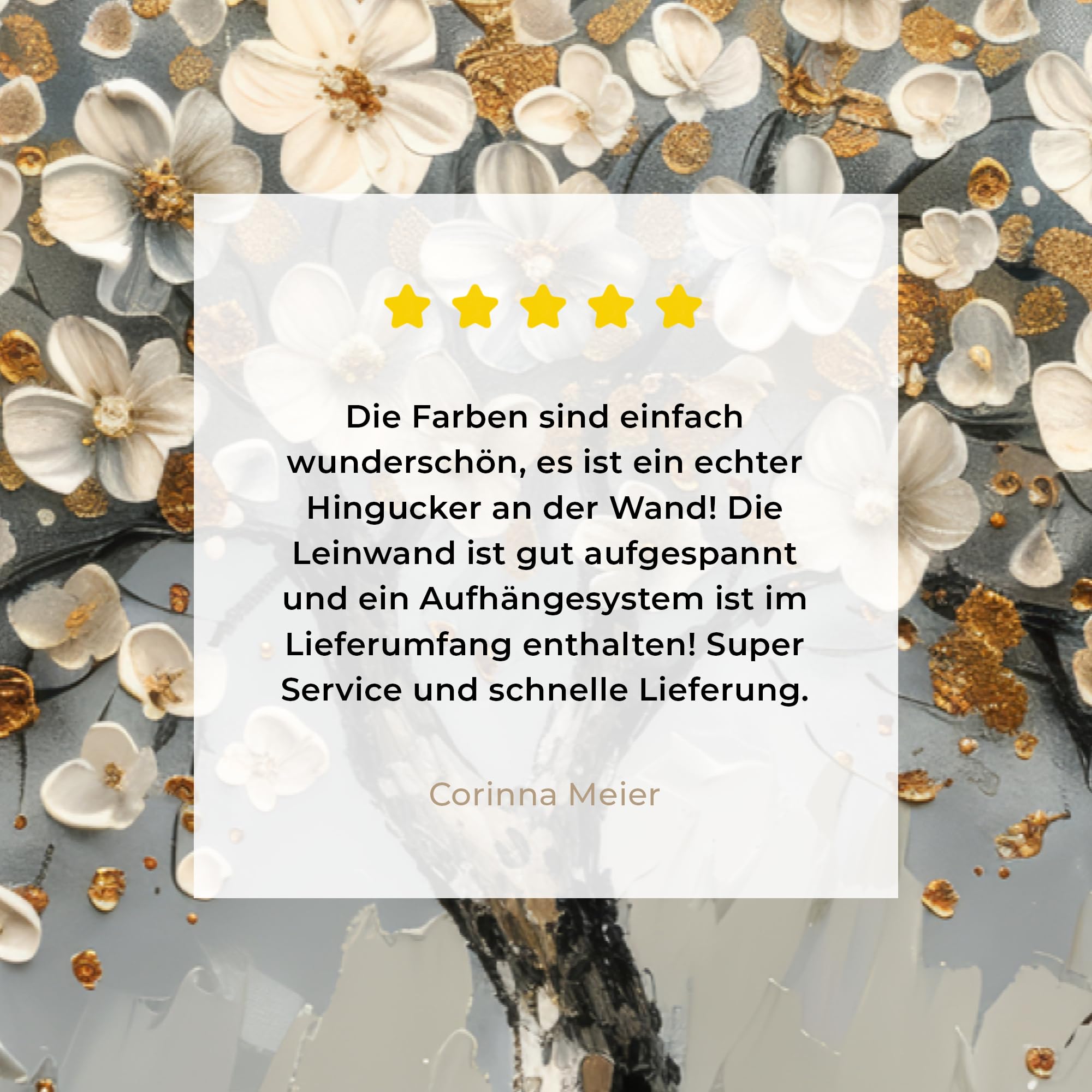 MuchoWow Leinwand Bilder 120x80 cm XXL Wanddeko Wohnzimmer Aesthetic Room Decor Modern Bild auf Leinwand Baum Blumen Weiß Natur Kunst