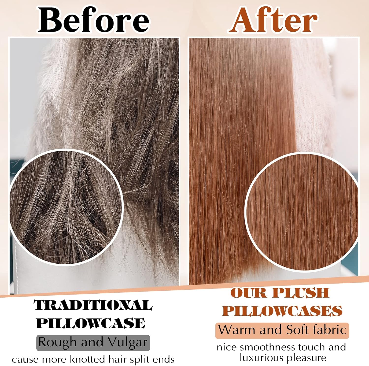 Newwiee 2 Pcs Cervical Neck Roll Pillow Cover with Zipper Round Pillowcovers Neck Roll Pillowcase Cylinder Soft Bolster Pillowcases for Cylindrical Cushion, Pillow Case Only(14 x 7 Inch,Gray) - Image 3