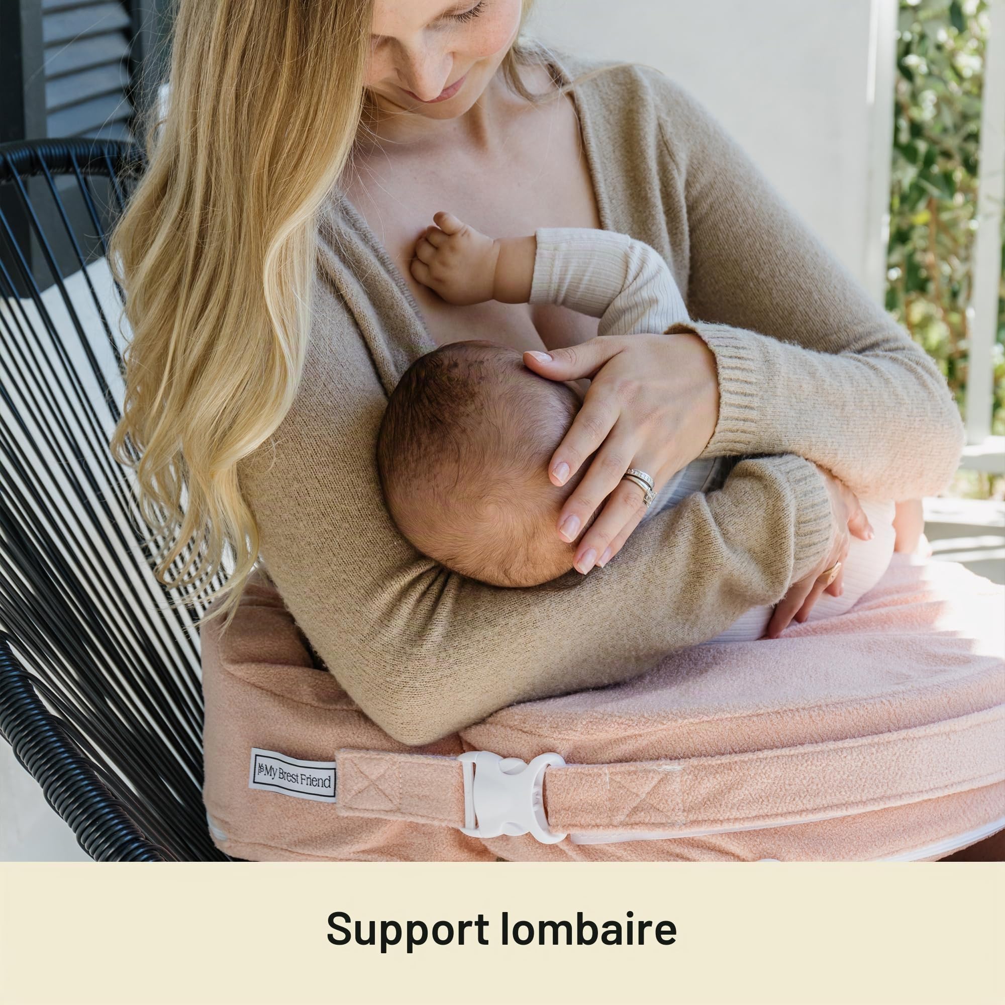 My Brest Friend Coussin d'allaitement Deluxe Rose douce
