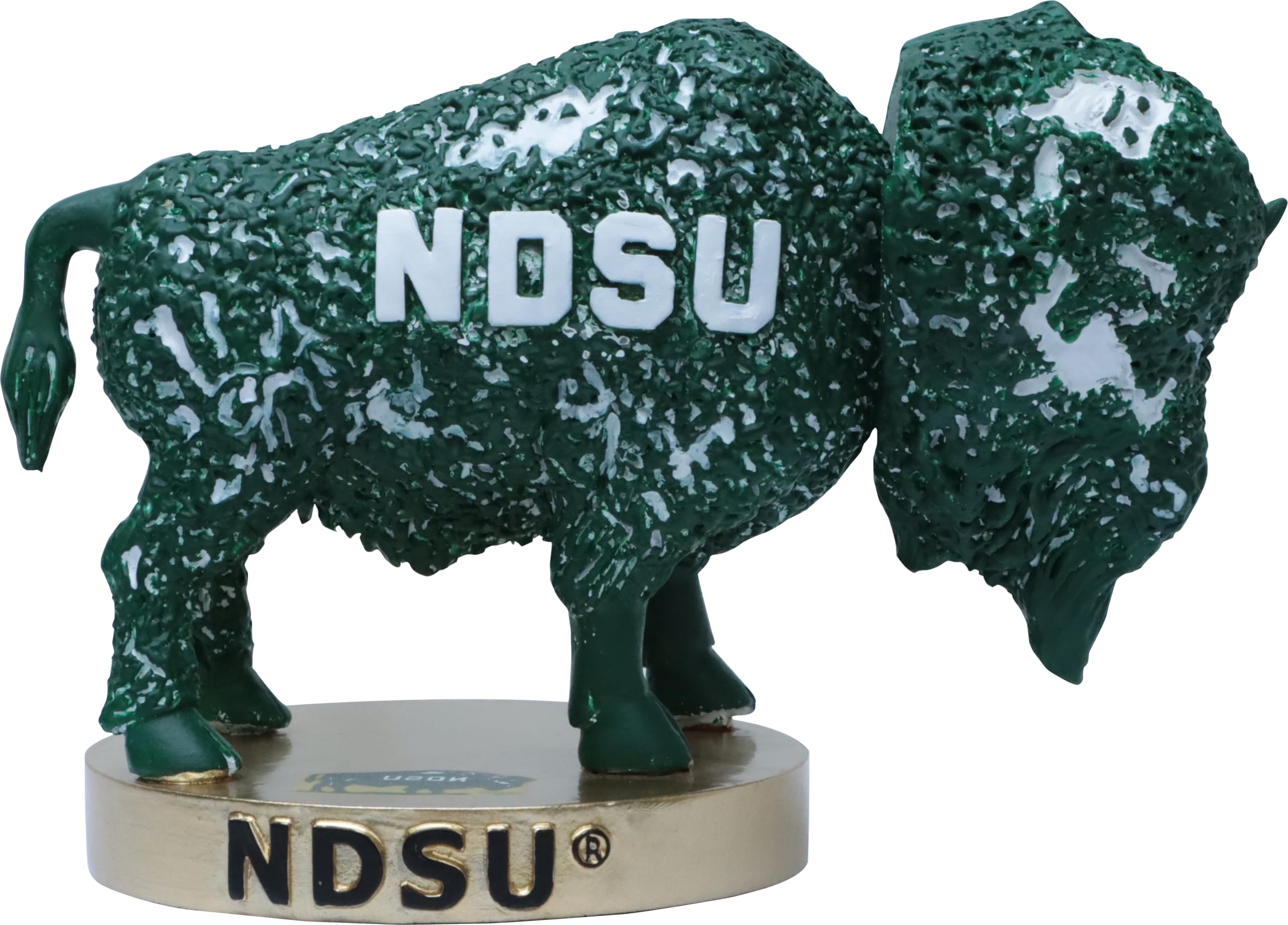North Dakota State Bison Vintage Green Bobblehead College