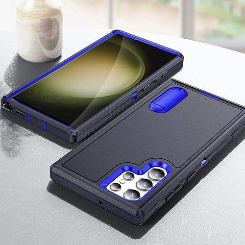 Miniatura 104 de BaHaHoues Funda para Samsung Galaxy S23 Ultra con soporte integrado, a prueba de golpes y caídas de grado militar para Galaxy S23 Ultra 5G