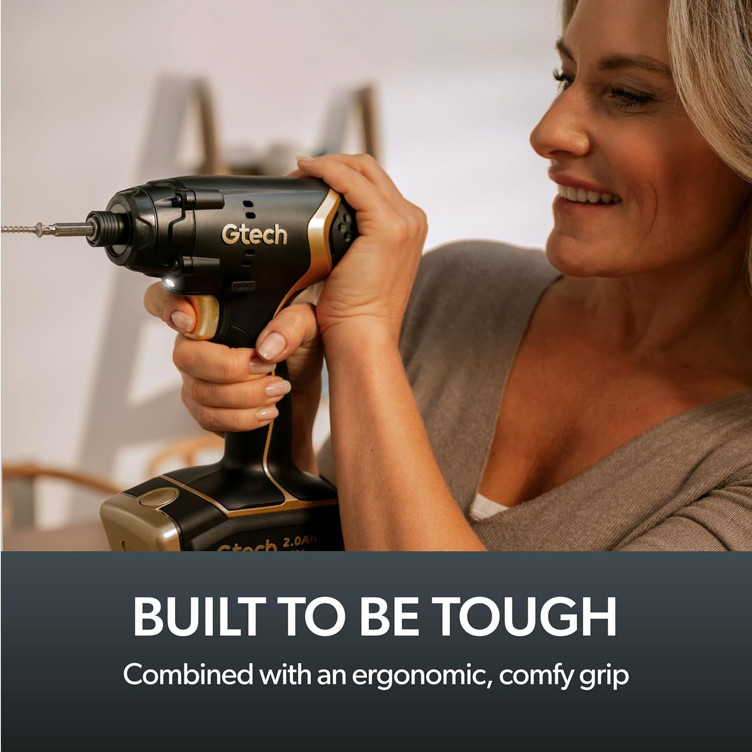 Gtech Impact Driver - Cordless Impact Driver Perfect for Installing Screws, Fasteners, and More - Includes Impact Driver Only - Complete Your Home Tool Kit