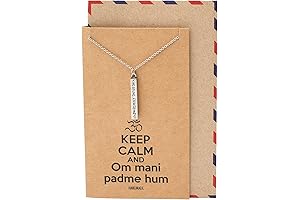 Om Yoga Necklace: Divine Sanskrit Inspiration for Women