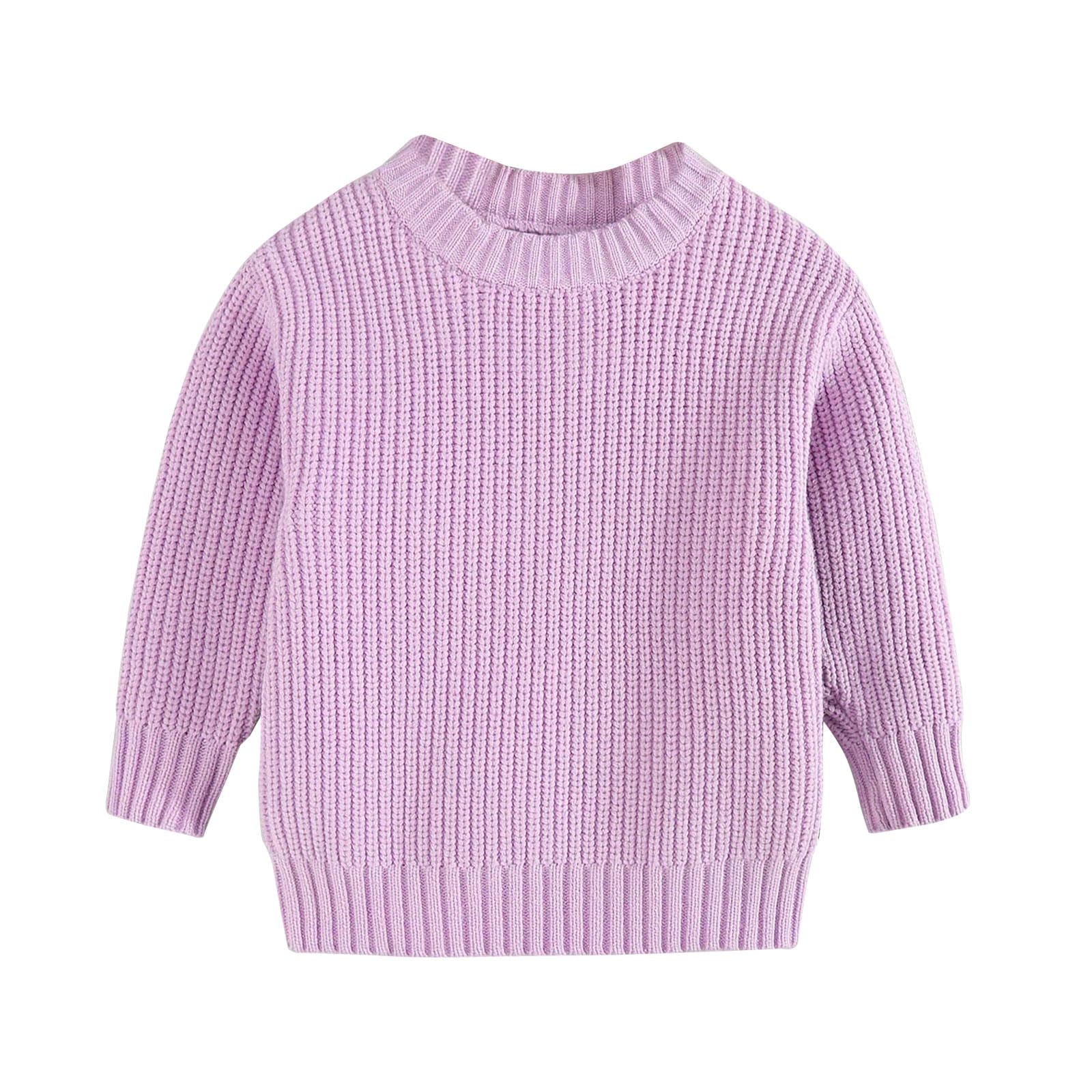 ROMPERINBOX Baby Knit Sweater Girl Boy Long Sleeve Chunky Sweater Fall Winter Warm Toddler Pullover Crewneck Tops Sweatshirt