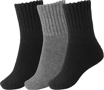 BomKinta Fall Socks for Women Winter Solid Thick Warm Socks Wool Socks