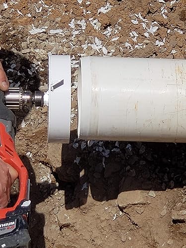 Miniatura 10 de Herramienta de biselado de tubos de PVC de 6 pulgadas para tubos multiusos de 4080, elimina la limadura manual para biseles rápidos, fáciles y