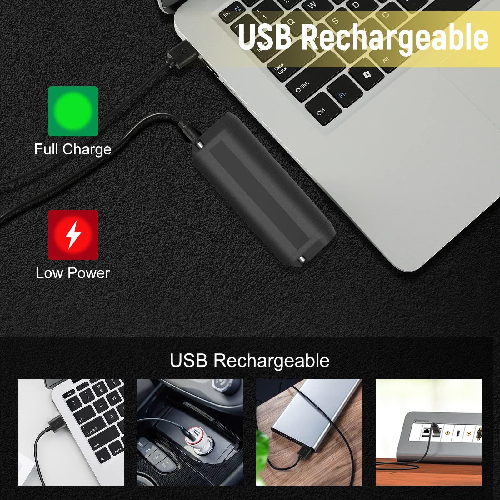 Przednie światło rowerowe, wydajna lampa rowerowa LED z 5 trybami, ładowalna lampa rowerowa USB, wodoodporna, IPX5, światło przednie, nadaje się do rowerów górskich